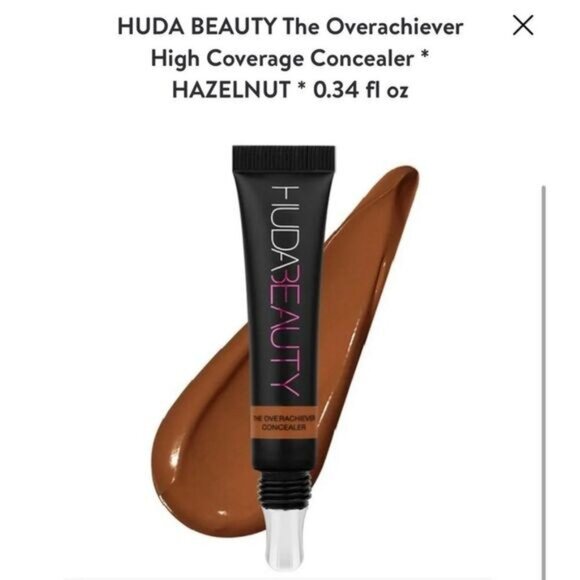 HUDA BEAUTY Overacheiver Concealer Hazelnut NIB - Picture 1 of 4